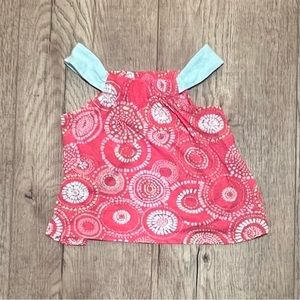 🦄$4 add on🦄OR❤️5/$25❤️ SPLENDID | coral/lime/light blue patterned tank top